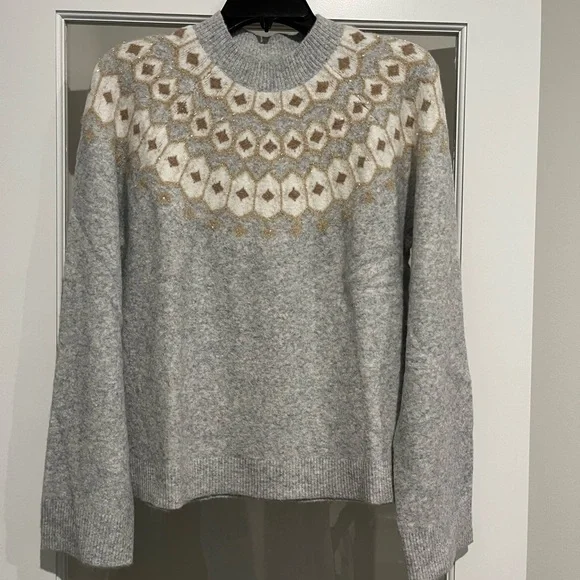 J CREW MERCANTILE SHIMMER SWEATER SIZE MEDIUM NWT! - Picture 3 of 5